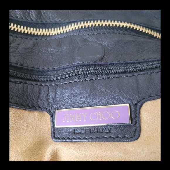 JIMMY CHOO Hobo Bracelet Black Leather Bag - Picture 15 of 16